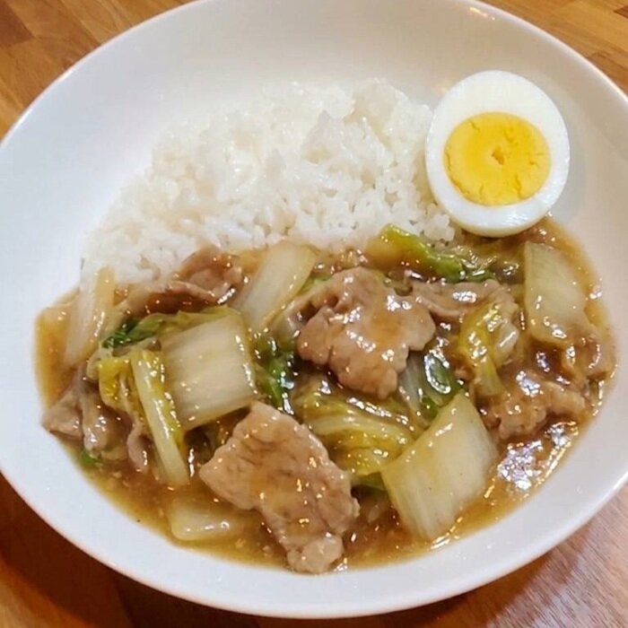 豚バラと白菜のあんかけご飯.jpg